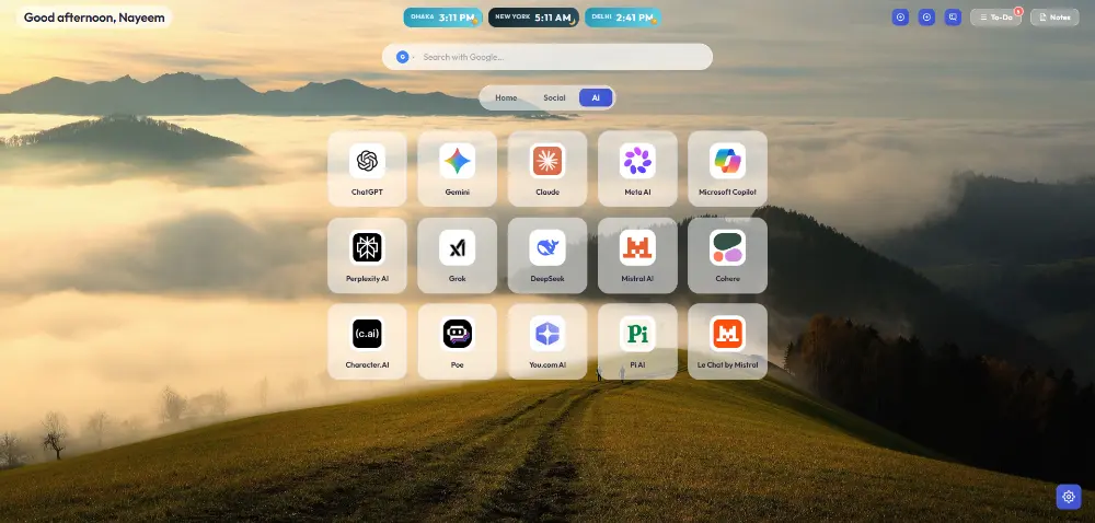 Home Dashboard